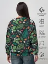 Женский свитшот / Forest leaves invert