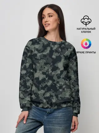 Женский свитшот / Камуфляж