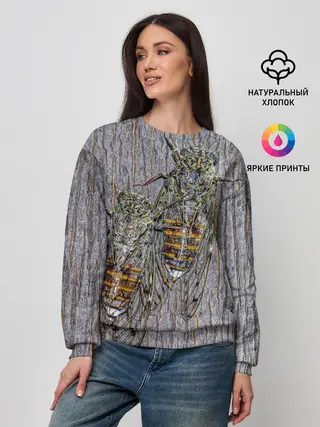 Женский свитшот / Цикады