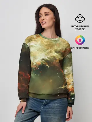 Женский свитшот / НЕОНОВЫЕ ЗВЕЗДЫ