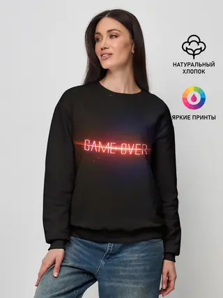 Женский свитшот / Маска Game Over