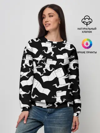 Женский свитшот / Коронавирус