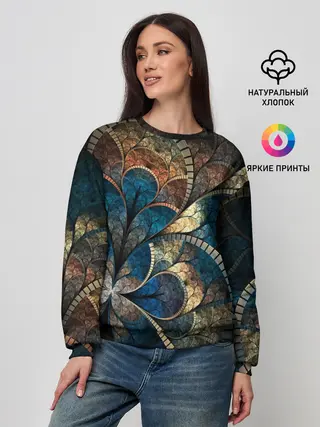 Женский свитшот / Абстракция
