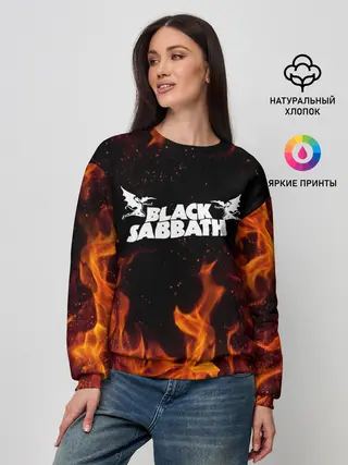Женский свитшот / Black Sabbath