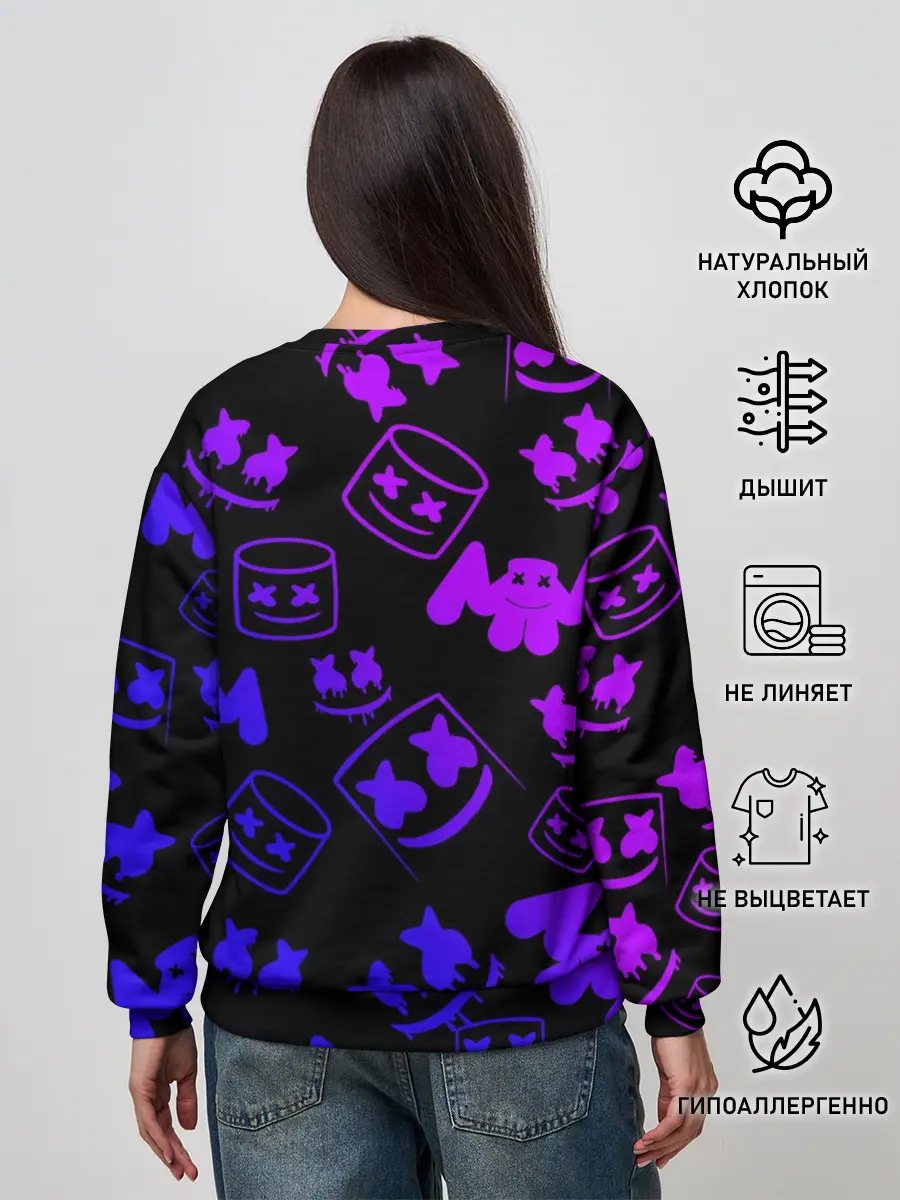Женский свитшот / FORTNITE MARSHMELLO