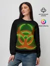 Женский свитшот / Biohazard Neon