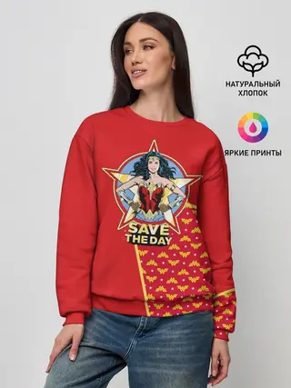 Женский свитшот / Save the day