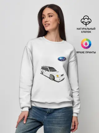 Женский свитшот / SUBARU FORESTER | СУБАРУ ФОРЕСТЕР
