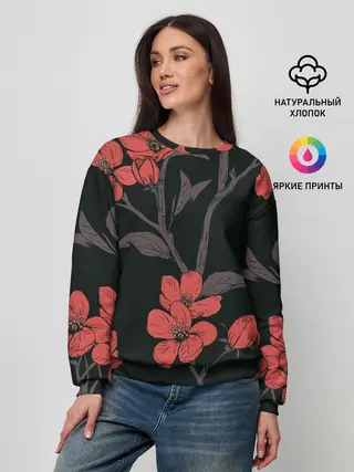 Женский свитшот / САКУРА | SAKURA