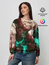 Женский свитшот / НЕОНОВЫЙ КОСМОС