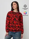 Женский свитшот / КРАСНЫЕ ЧЕРЕПА | RED SKULL