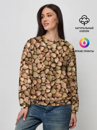 Женский свитшот / Гречка Греча