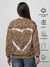 Женский свитшот / i love гречка