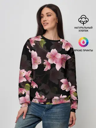Женский свитшот / САКУРА ВИШНЯ