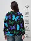 Женский свитшот / Бабочки