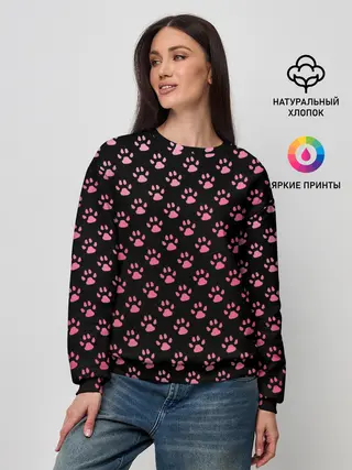 Женский свитшот / Лапки