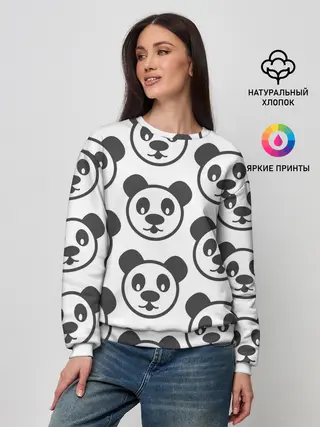 Женский свитшот / panda