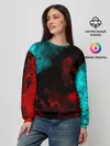 Женский свитшот / НЕОНОВЫЙ ОГОНЬ