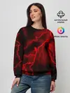 Женский свитшот / МОЛНИЯ RED NEON