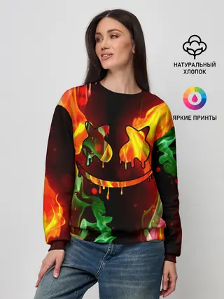 Женский свитшот / Marshmello