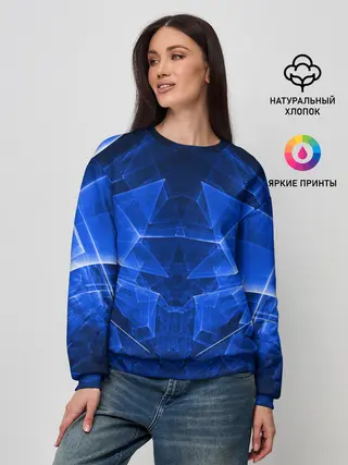 Женский свитшот / СИНЯЯ БРОНЯ
