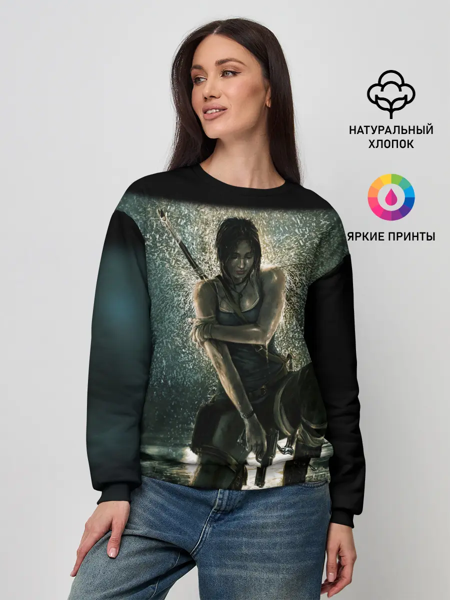 Женский свитшот / TOMB RAIDER