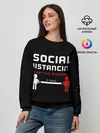 Женский свитшот / SOCIAL DISTANCING