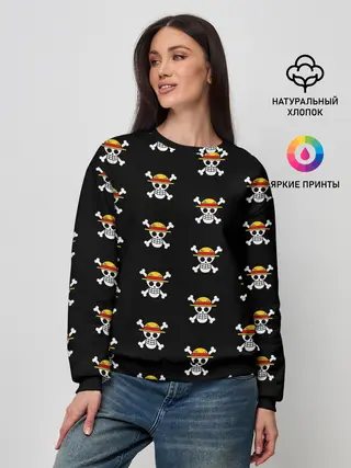 Женский свитшот / паттерн One Piece