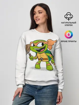 Женский свитшот / ЧЕРЕПАШКИ МУТАНТЫ НИНДЗЯ