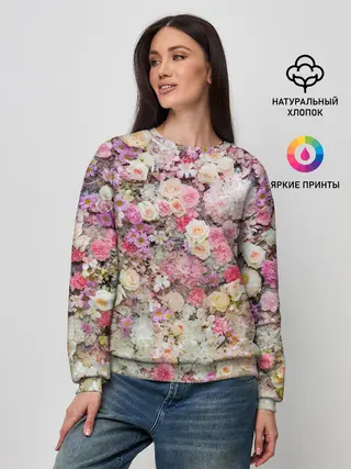 Женский свитшот / ВЕСЕННИЕ НАСТРОЕНИЕ | SPRING MOOD