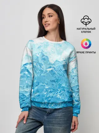 Женский свитшот / Лёд
