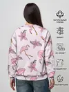 Женский свитшот / Розовый фламинго