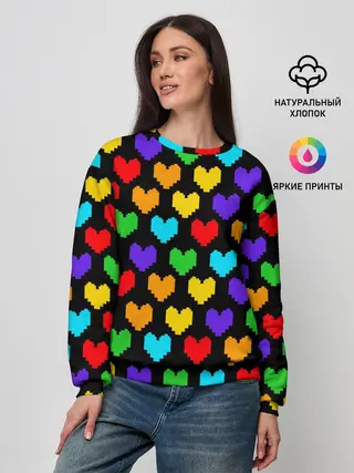 Женский свитшот / UNDERTALE HEART