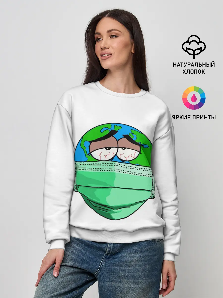 Женский свитшот / Зараженная Планета