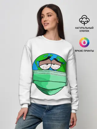 Женский свитшот / Зараженная Планета
