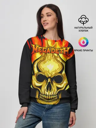 Женский свитшот / Megadeth