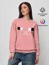 Женский свитшот / Minecraft Pig