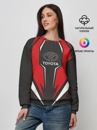 Женский свитшот / Toyota Driver team Red