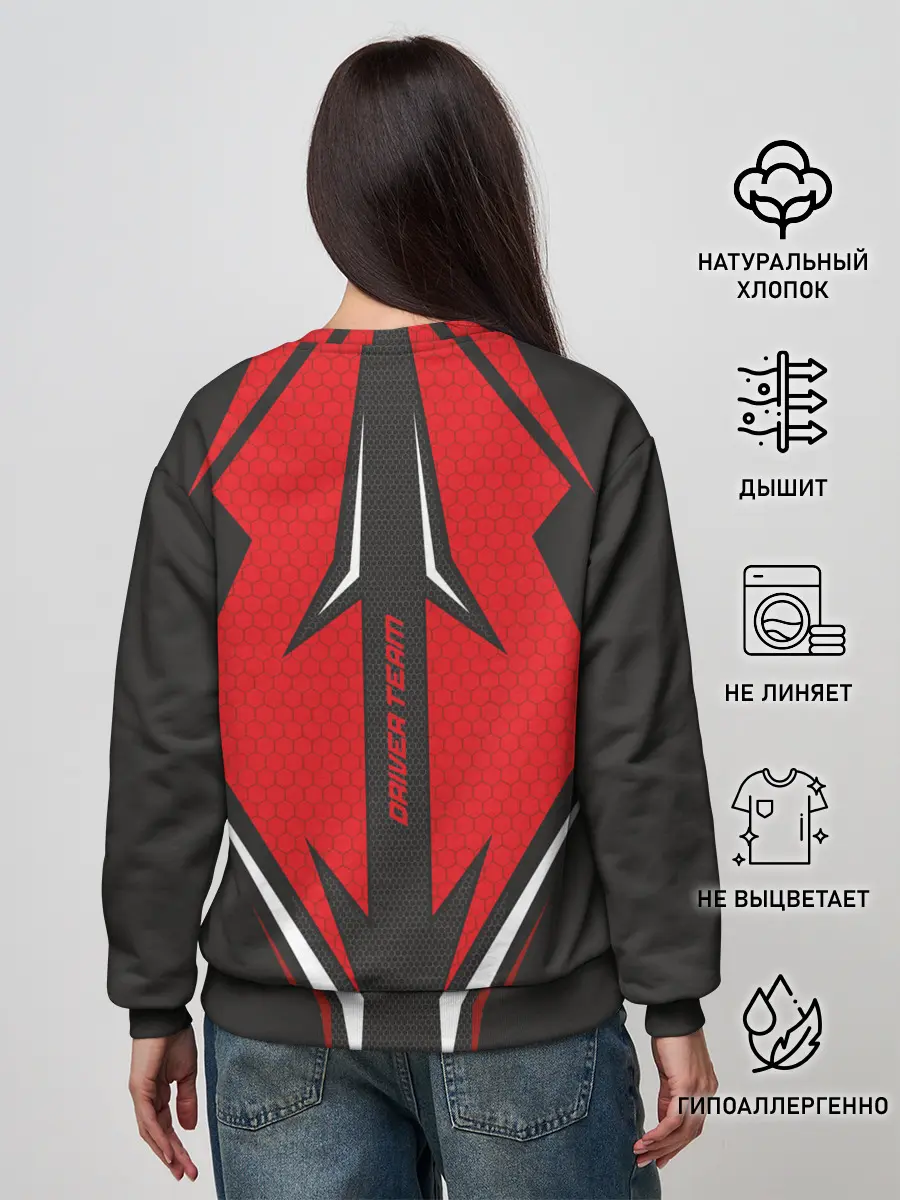 Женский свитшот / Mitsubishi Driver team Red