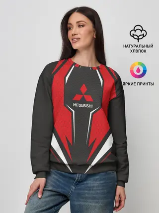 Женский свитшот / Mitsubishi Driver team Red