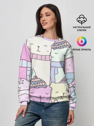 Женский свитшот / Каваи