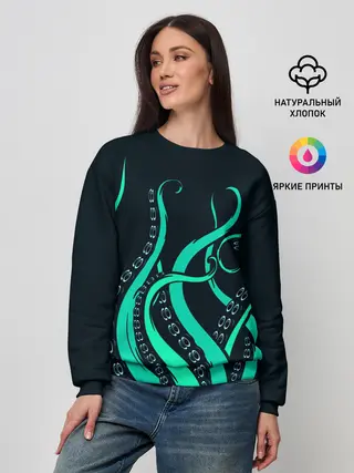 Женский свитшот / Щупальца осьминога