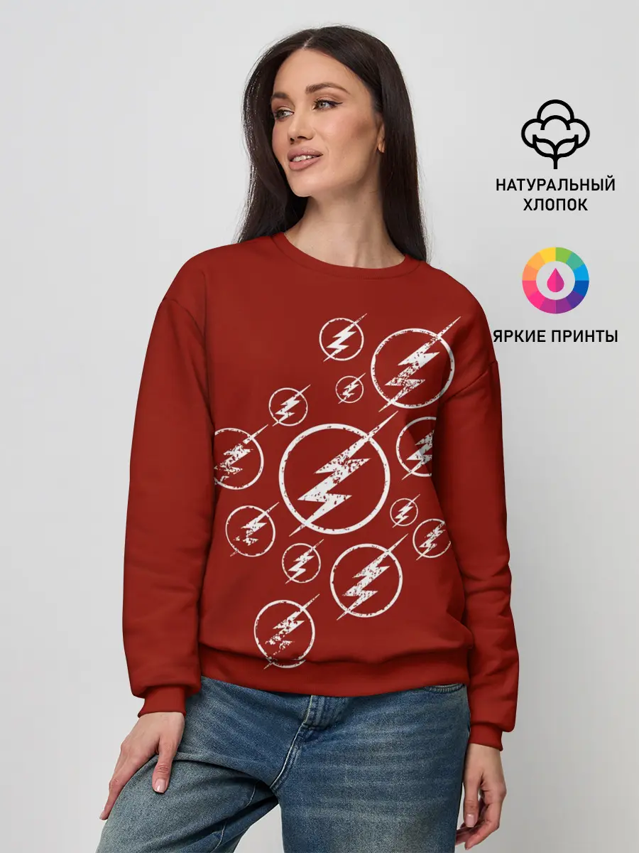 Женский свитшот / The Flash Logo