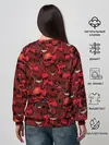 Женский свитшот / Красный череп