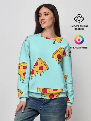 Женский свитшот / Ароматная пицца