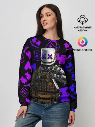 Женский свитшот / MARSHMELLO FORTNITE