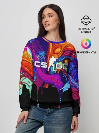Женский свитшот / CS GO HYPER BEAST