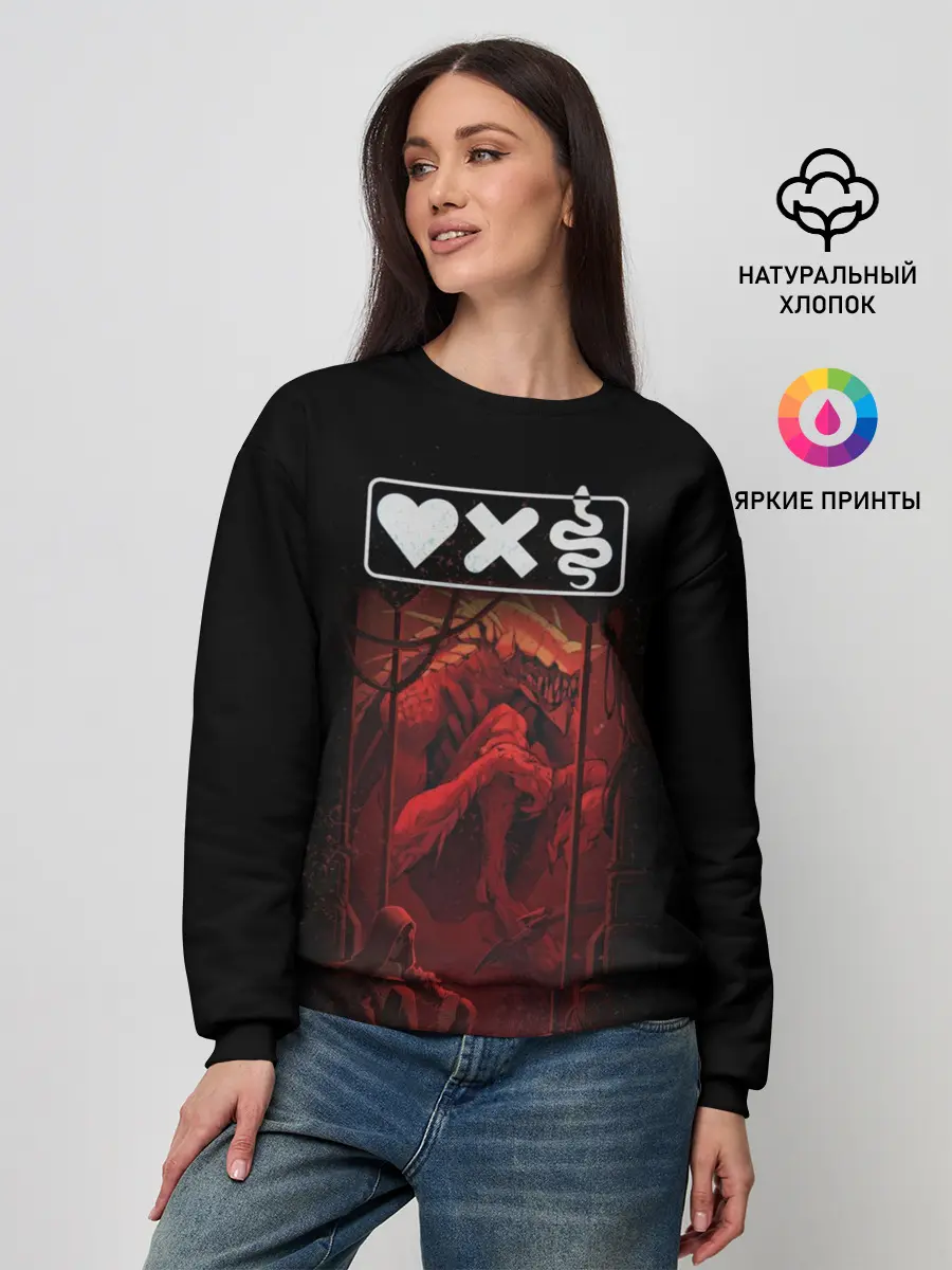 Женский свитшот / Love Death and Robots