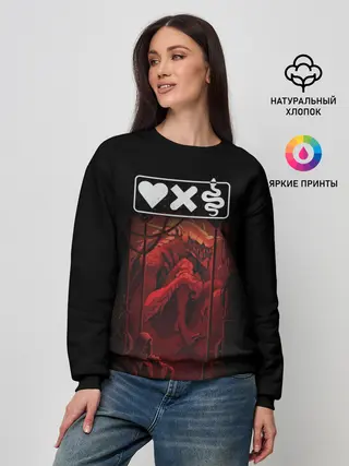 Женский свитшот / Love Death and Robots