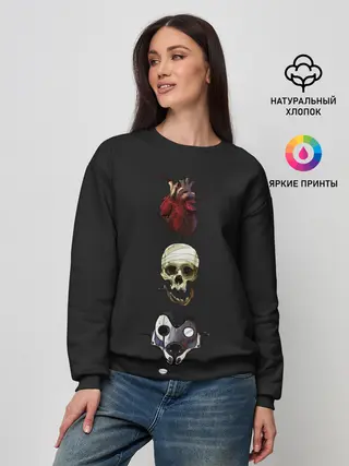 Женский свитшот / Love Death and Robots